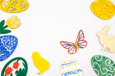 Easter holiday background Stock Photos