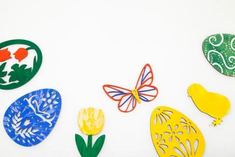 Easter holiday background Stock Photos