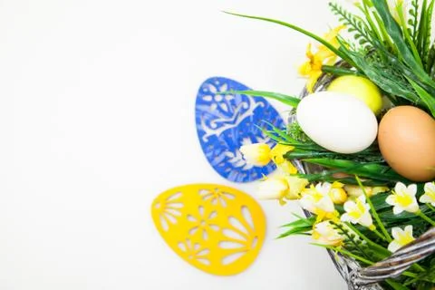 Easter holiday background Stock Photos
