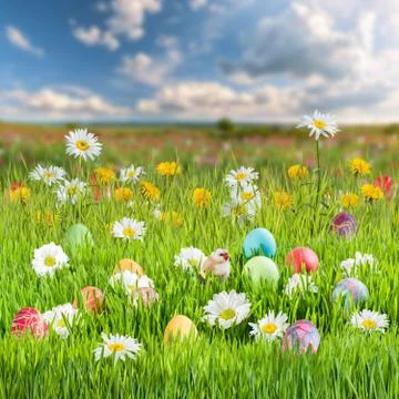 Easter Holiday Background Stock Photos