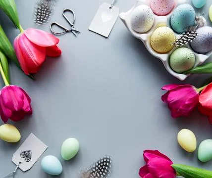 Easter holiday background Stock Photos