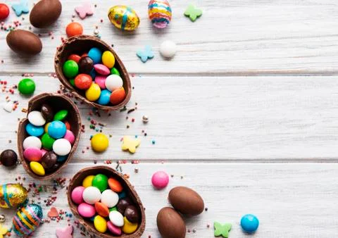 Easter holiday background Stock Photos