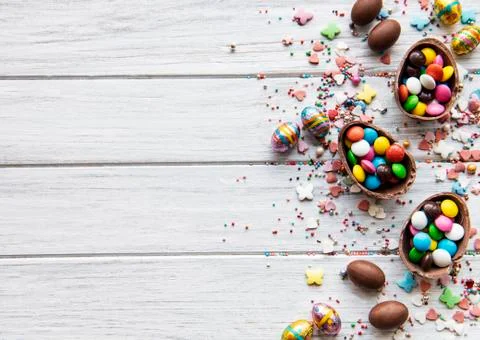 Easter holiday background Stock Photos