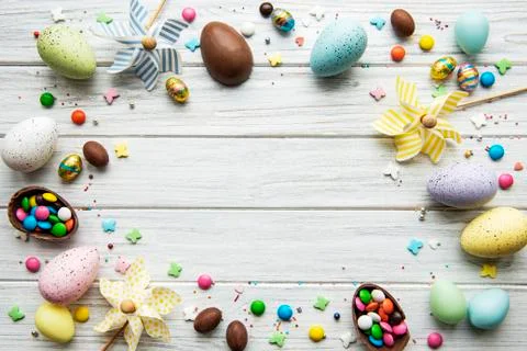 Easter holiday background Foto stock