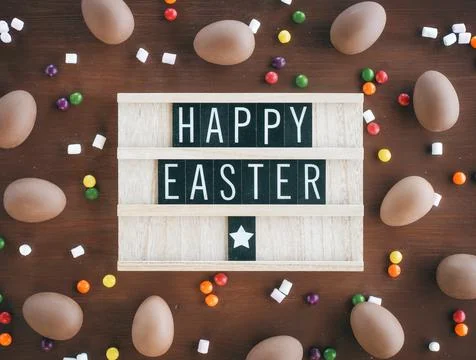 Easter holiday background. Stock Photos
