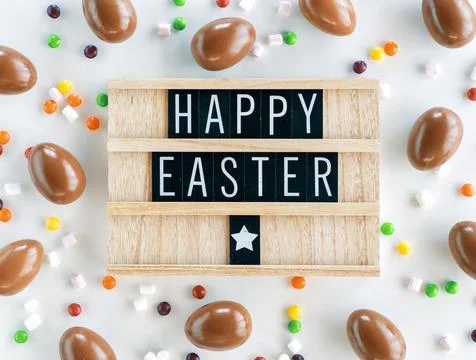 Easter holiday background. Stock Photos