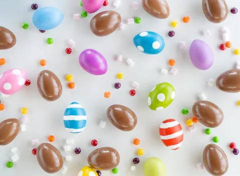 Easter holiday background. Stock Photos