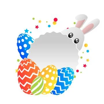 Easter Holiday Celebration Vector Illustration Stock Illustration