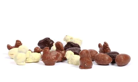 Easter holiday chcolates Stock-Fotos