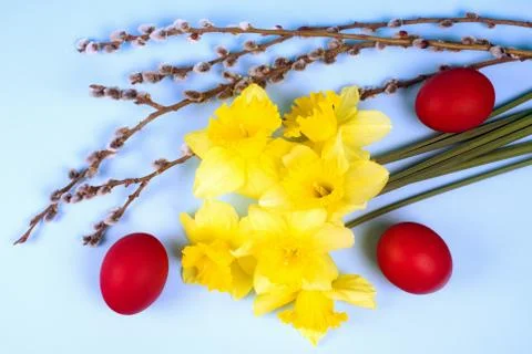 Easter holiday scene Stock Photos