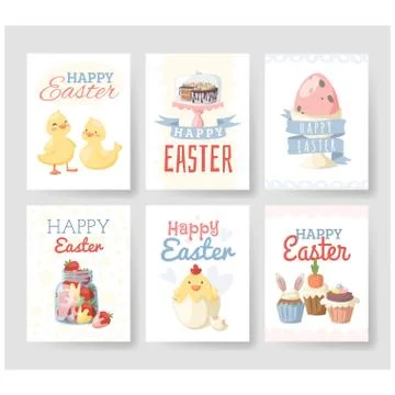 Easter holiday vector illustration Stock Illustration