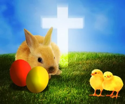 Easter holiday wallpaper Stock Illustration