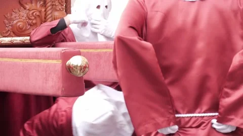 Easter Holy Week Procession in Alicante, Spain: A Display of Devotion 動画素材 332218003