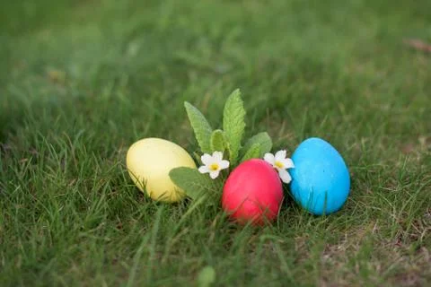 Easter hunt Stock Photos