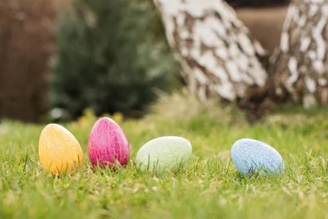 Easter hunt Stock Photos