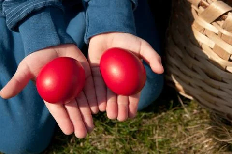 Easter hunt Stock Photos