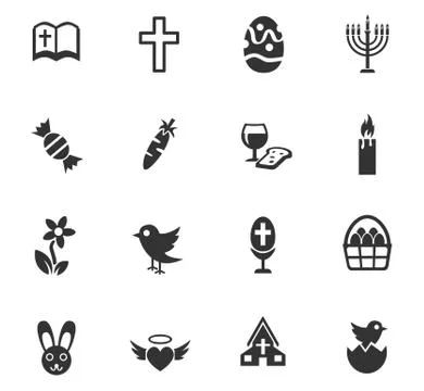 Easter icon set イラスト素材