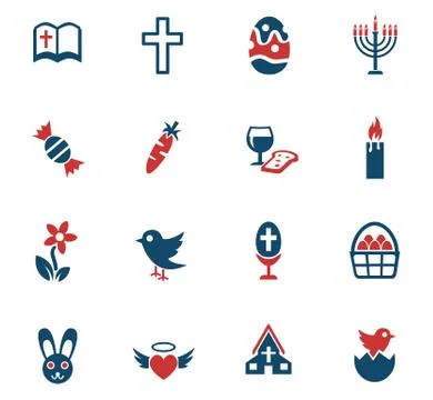 Easter icon set イラスト素材