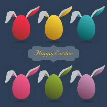 Easter icon vector Stock Illustration