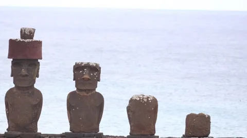 Easter Island - Anakena Stock Footage 259911541