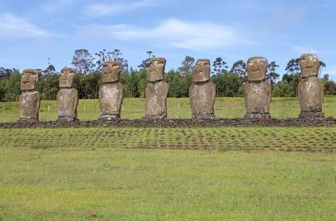 Easter island, Chile Stock Photos