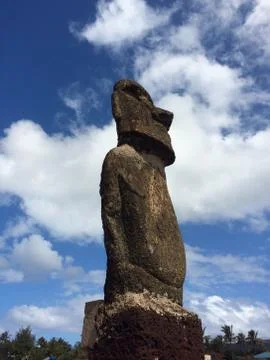 Easter Island Head 스톡 사진