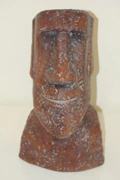 An Easter Island Head Statue Stock Photos