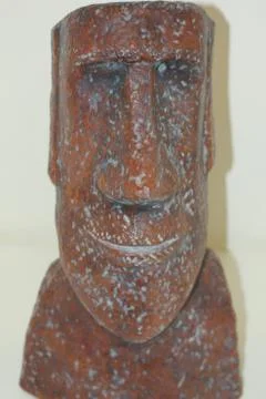 An Easter Island Head Statue Stock Photos