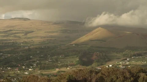 Easter Island Landscape Stock Footage 77167803