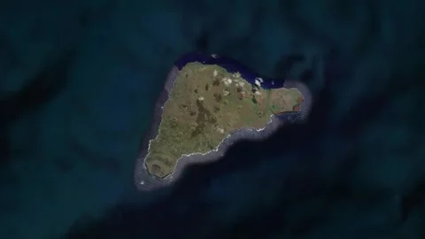 Easter Island map territory of Chile Stock Footage 323970673