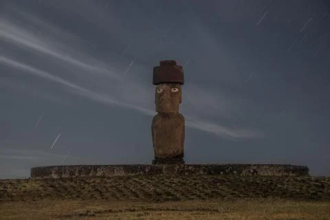 Easter Island  Moai Foto stock