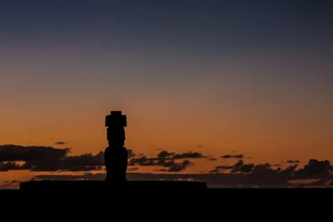 Easter Island  Moai Stock Photos