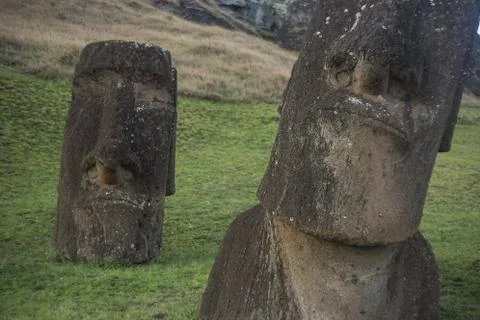 Easter Island  Moai Stock Photos