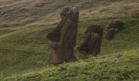 Easter Island  Moai Stock Photos
