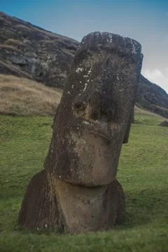Easter Island  Moai Stock-Fotos