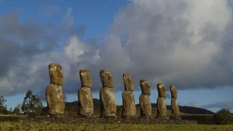 Easter Island  Moai Stock-Fotos