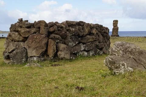 Easter Island  Moai Stock Photos