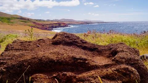 Easter Island  Moai Stock-Fotos