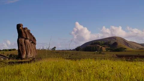 Easter Island  Moai Foto stock