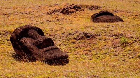 Easter Island  Moai Stock Photos