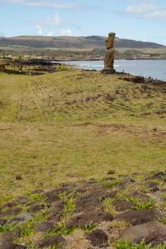 Easter Island  Moai Foto stock