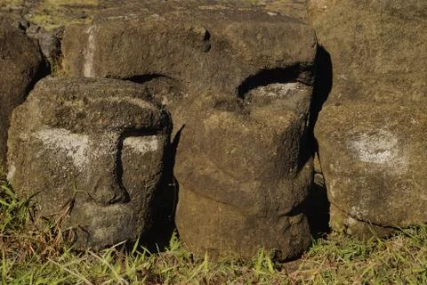 Easter Island  Moai Foto stock