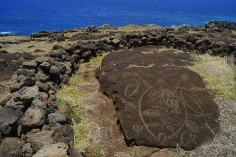 Easter Island  Moai Stock Photos