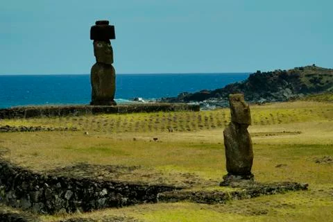 Easter Island  Moai Stock Photos