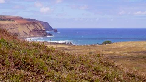 Easter Island  Moai Stock Photos
