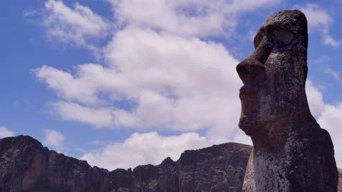 Easter Island  Moai Stock-Fotos