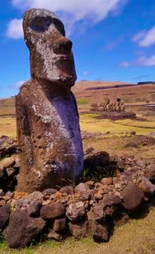 Easter Island  Moai Stock Photos