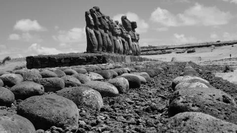 Easter Island  Moai Stock Photos