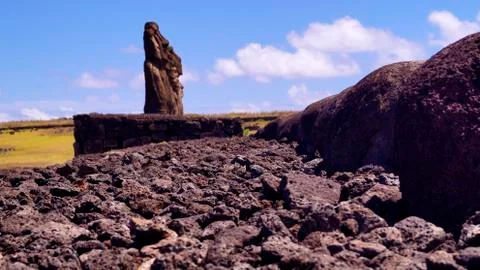 Easter Island  Moai Stock Photos