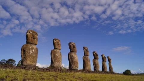 Easter Island  Moai Stock Photos
